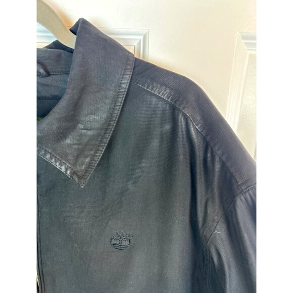 Timberland Weathergear Men's L  Jacket Navy Blue Lined - Picture 10 of 11